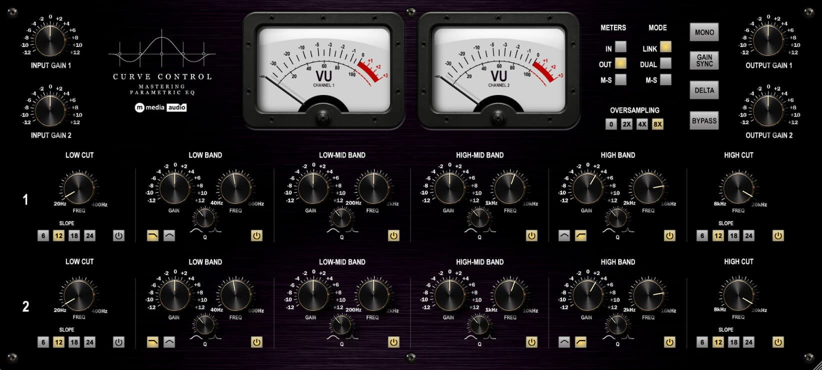 Curve Control VST3 - Mix & Mastering Parametric EQ