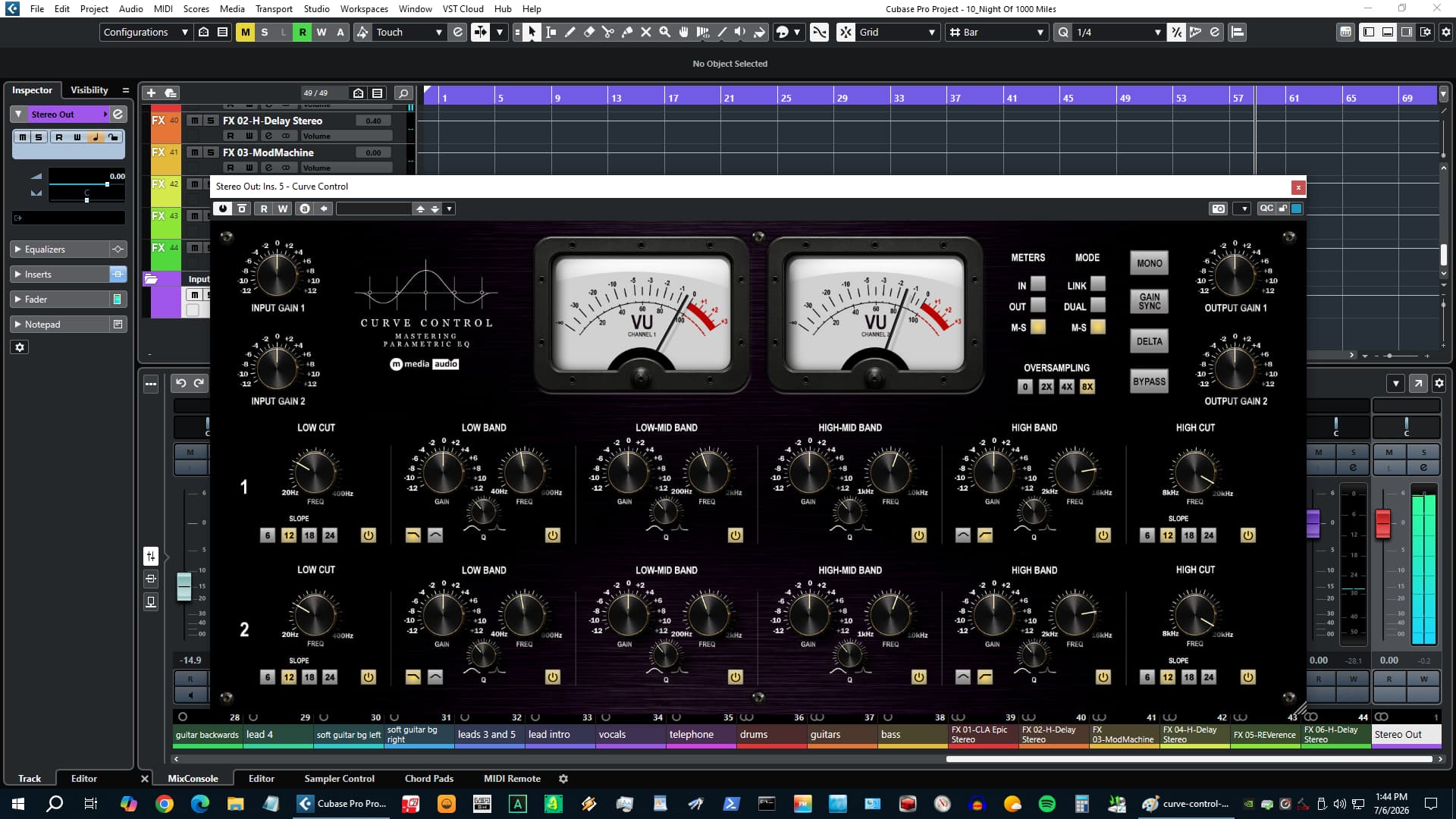 Curve Control monitoring tools - Delta, Gain Sync, Mono