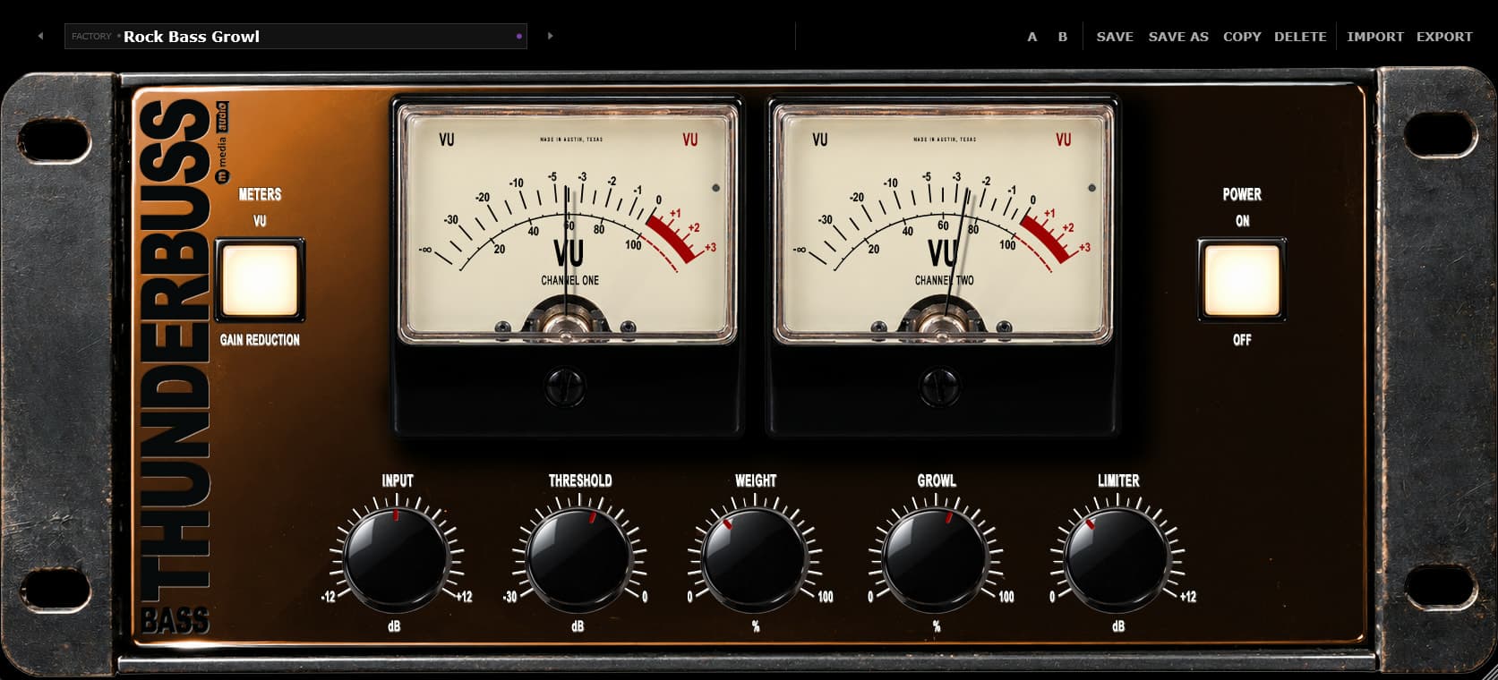 Thunderbuss Bass VST3 - Free Bass Bus Processor