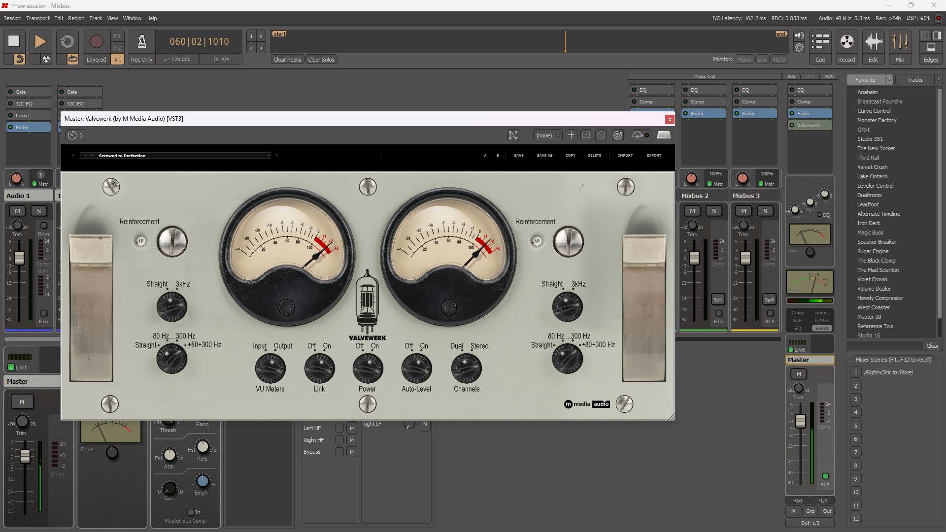 Valvewerk warmth and tube character in session