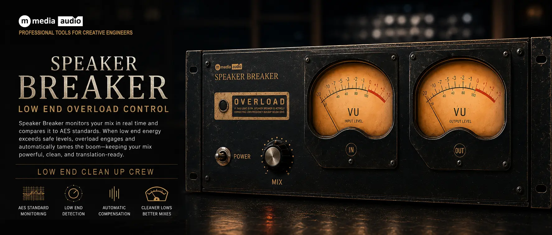 Speaker Breaker - Low-End Balance Processor by M Media Audio