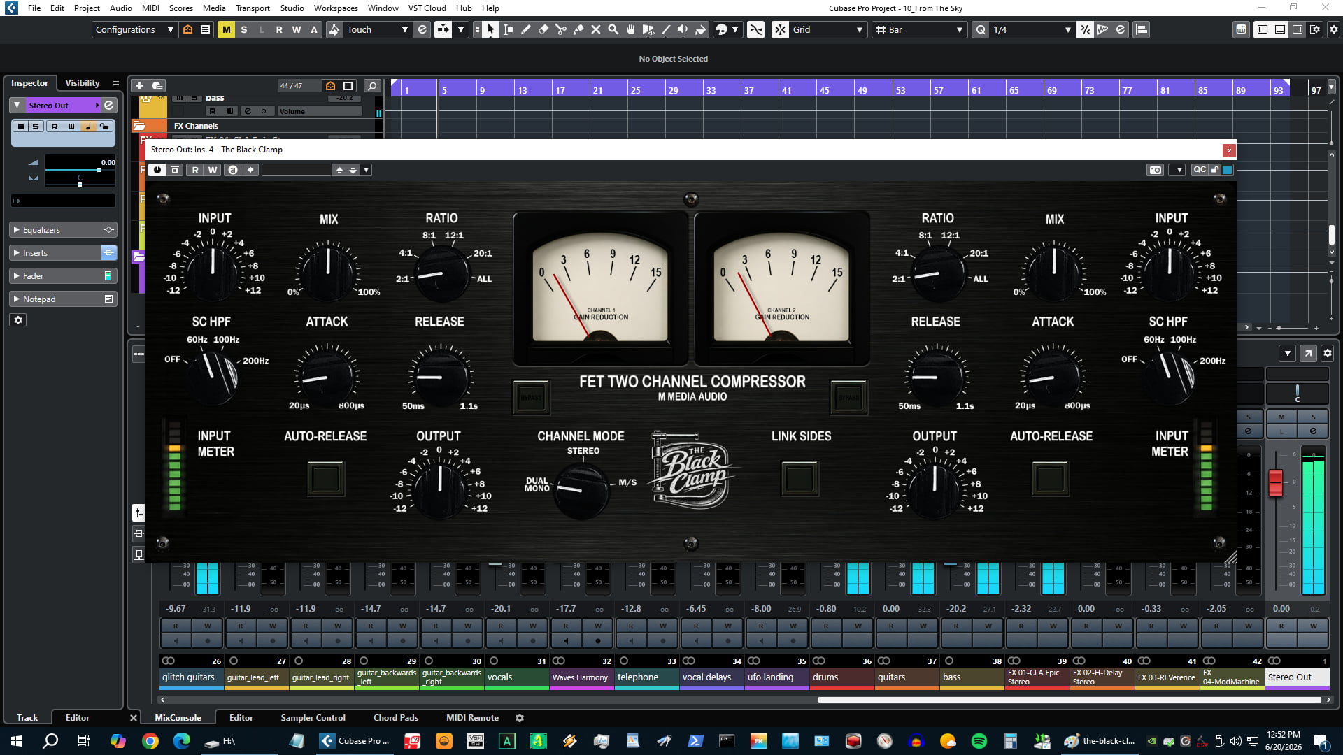 The Black Clamp ratio knob and ALL mode
