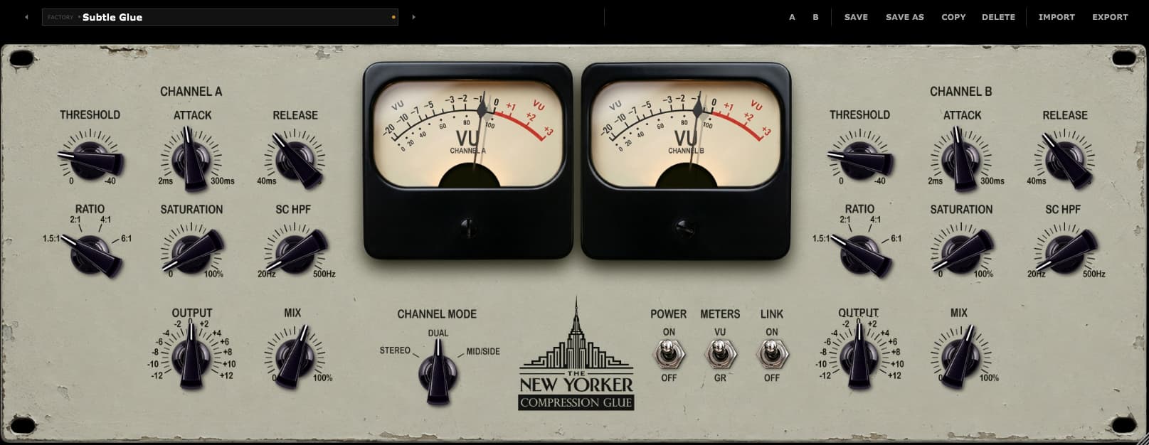 The New Yorker VST3 - Dual-Channel Vari-Mu Compressor Plugin