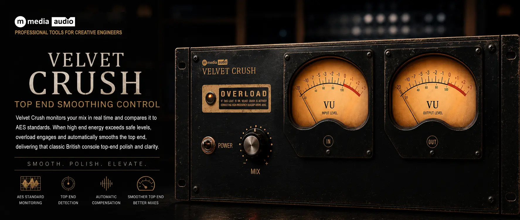 Velvet Crush - High-Frequency Balance Processor by M Media Audio