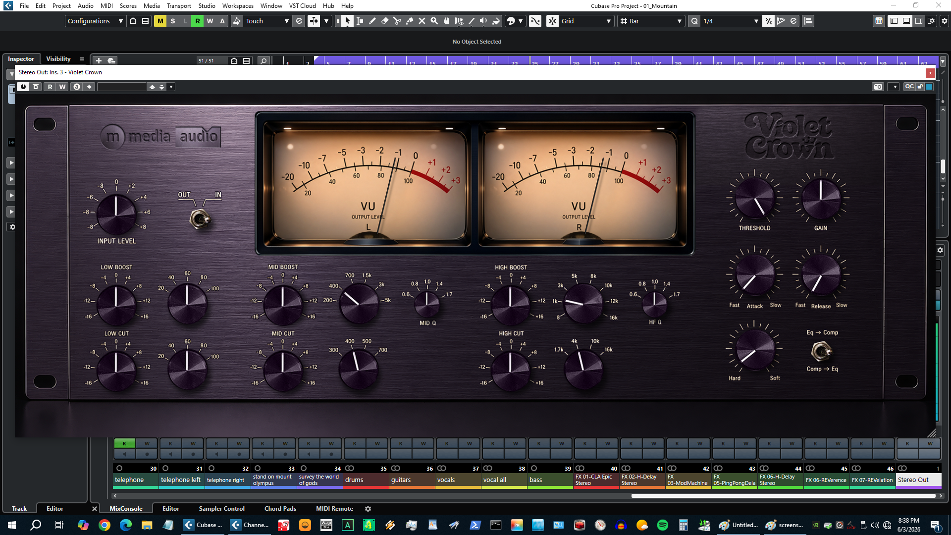 Violet Crown compressor controls